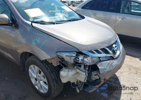 2013 Nissan Murano Sl from USA, damaged, VIN JN8AZ1MUXDW207922